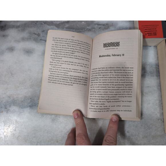 Stieg Larsson's Millennium Paperback Bundle: The Girl With The Dragon‎ Tattoo - Picture 6 of 12